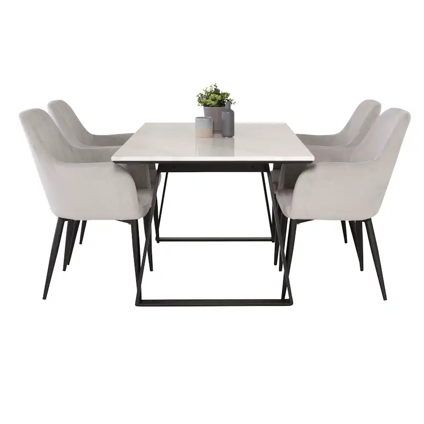 Matgrupp Venture Home Estelle 140 med 4 Corina Stolar ManchEstelle