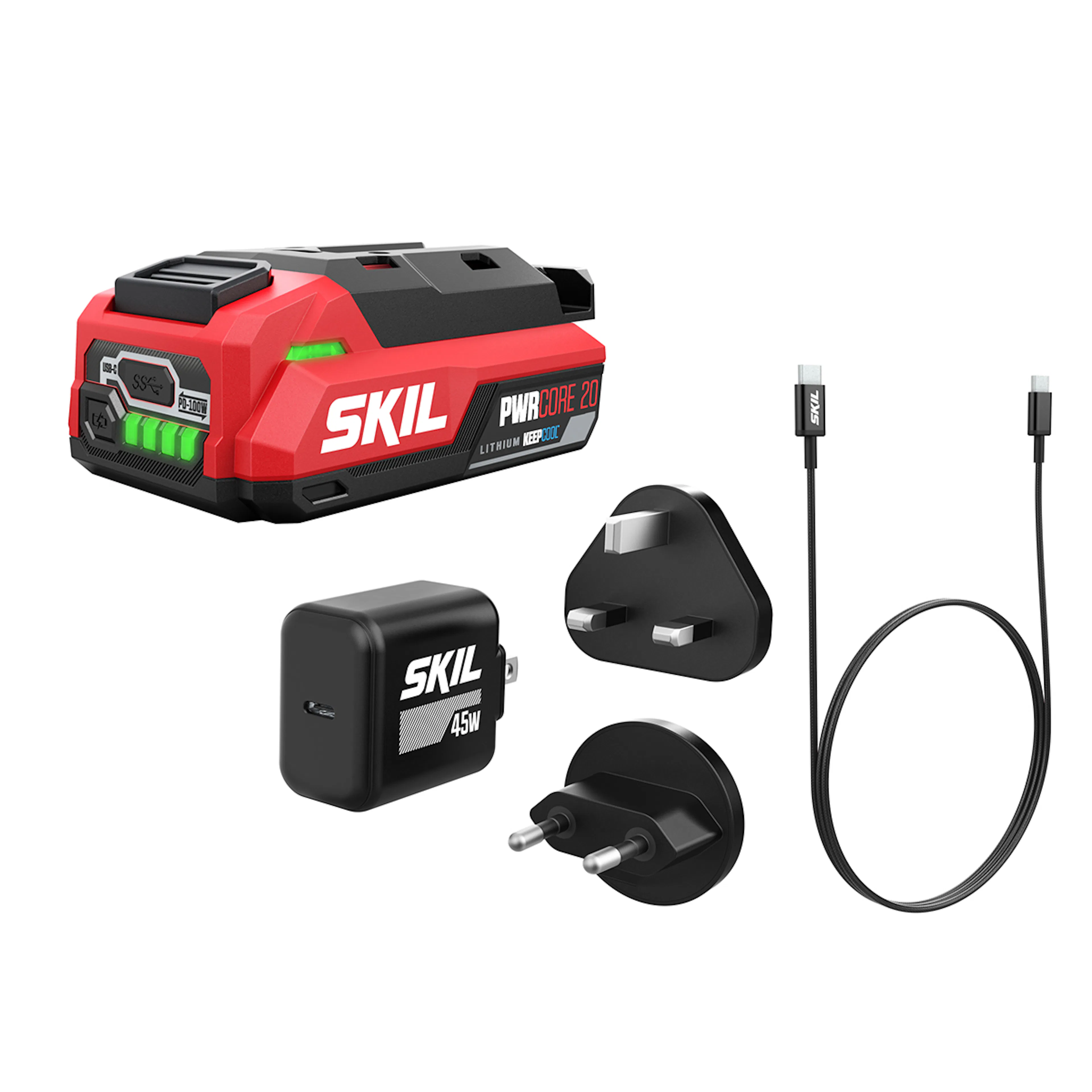 Batteri SKIL 45W PWRASSIST™ Med Laddare 3143 AA