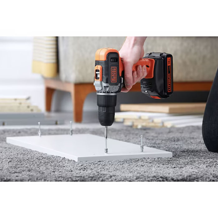 Slagskruvdragare Black & Decker BCD003C2K 2X1 5Ah Batteri