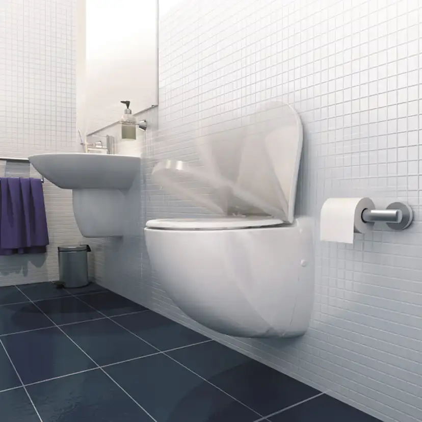 Vägghängd Toalettstol Saniflo Sanicompact Comfort Silence ECO+