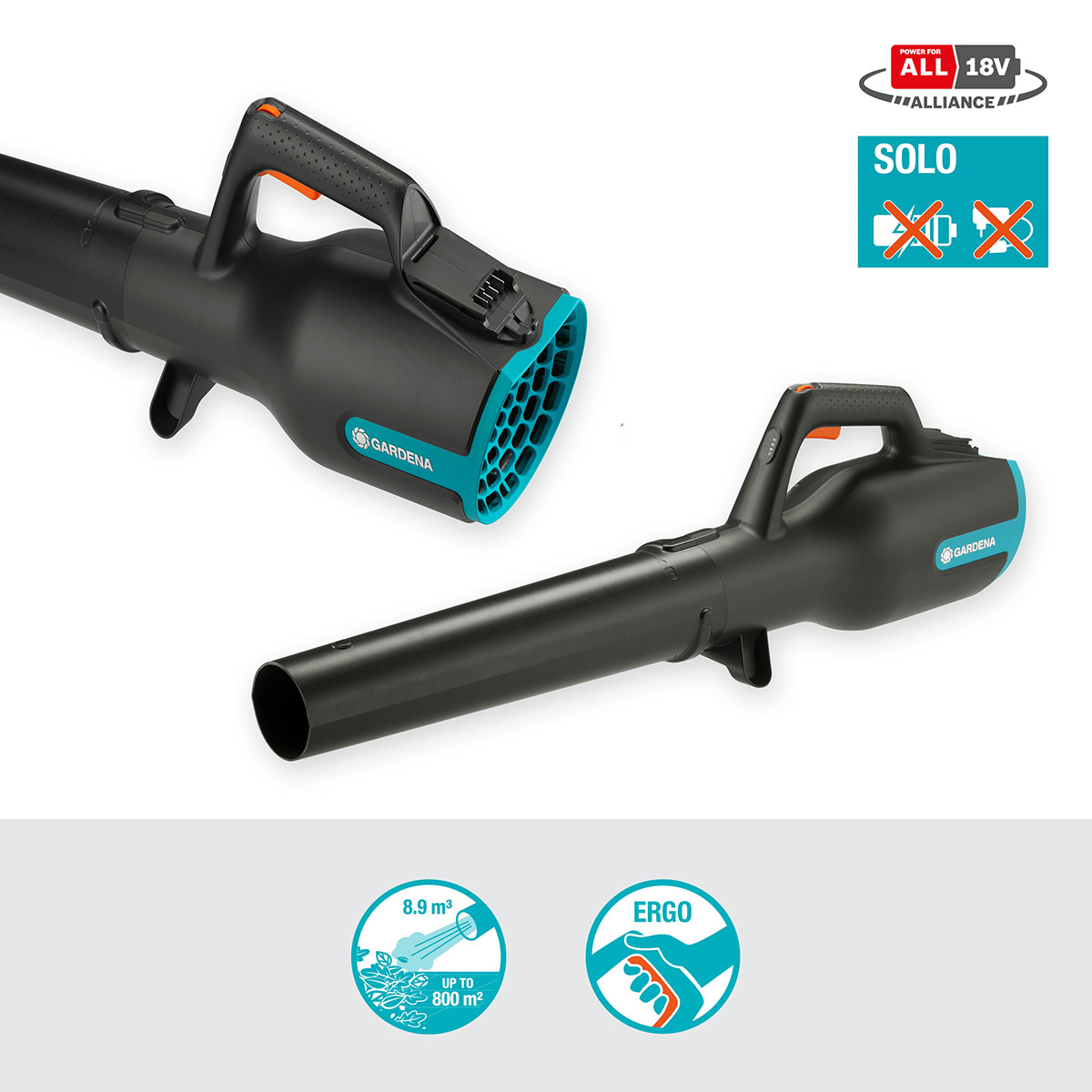 Lövblåsare Gardena PowerJet 18V P4A utan Batteri