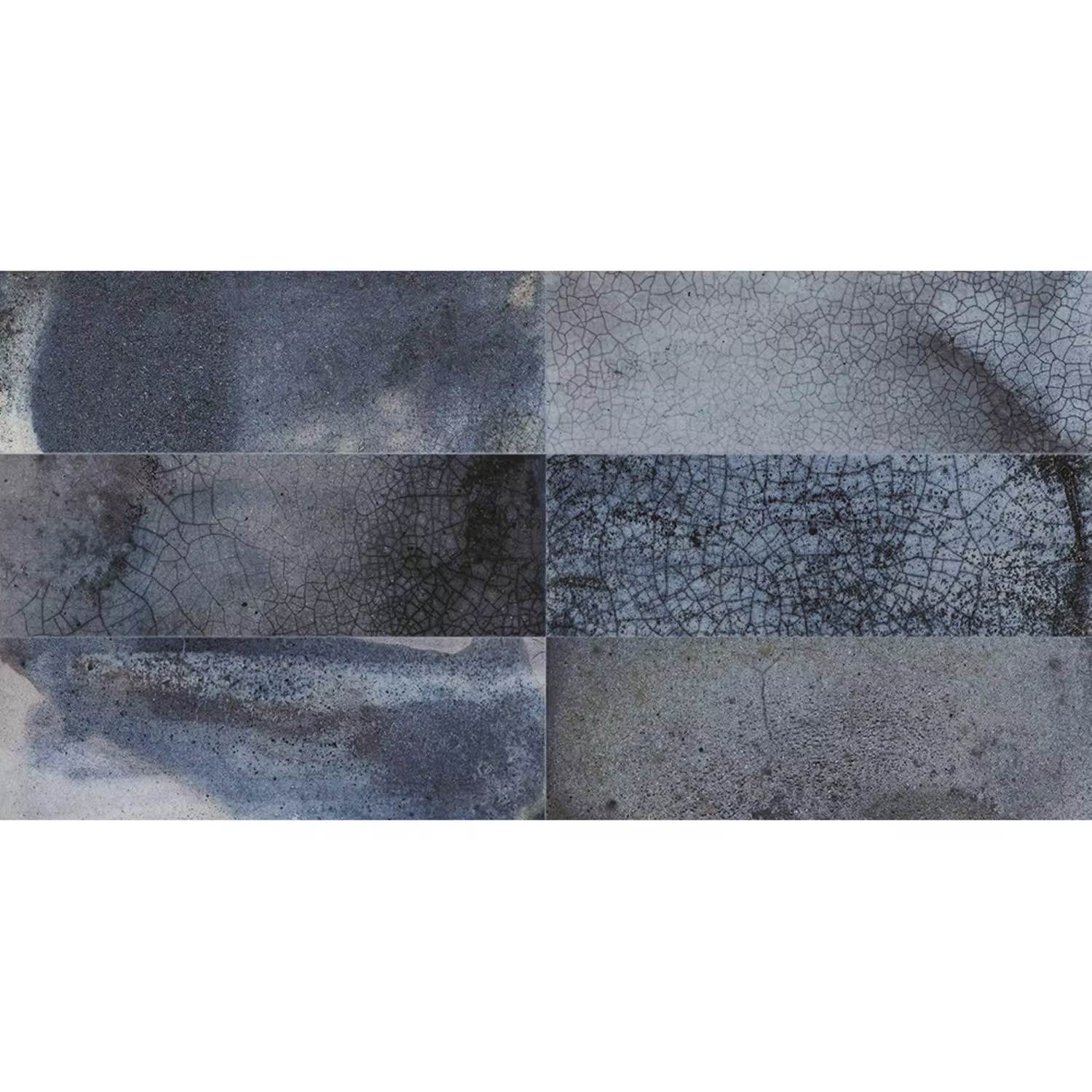 Kakel Tenfors FS Raku Blue 20x40 cm