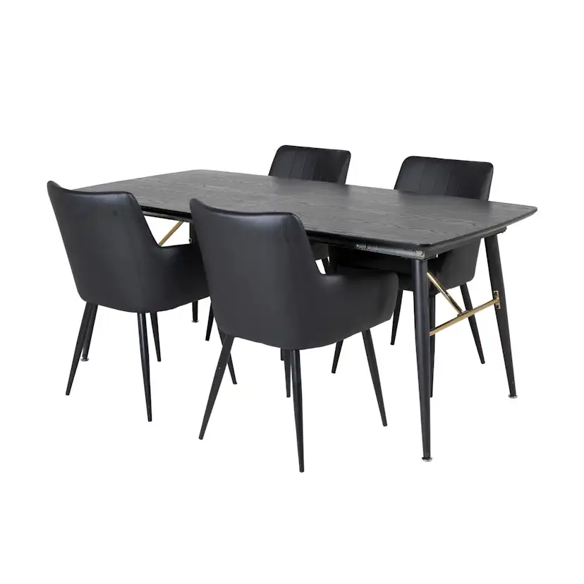 Matgrupp Venture Home Gold med 4st Comfort Stolar