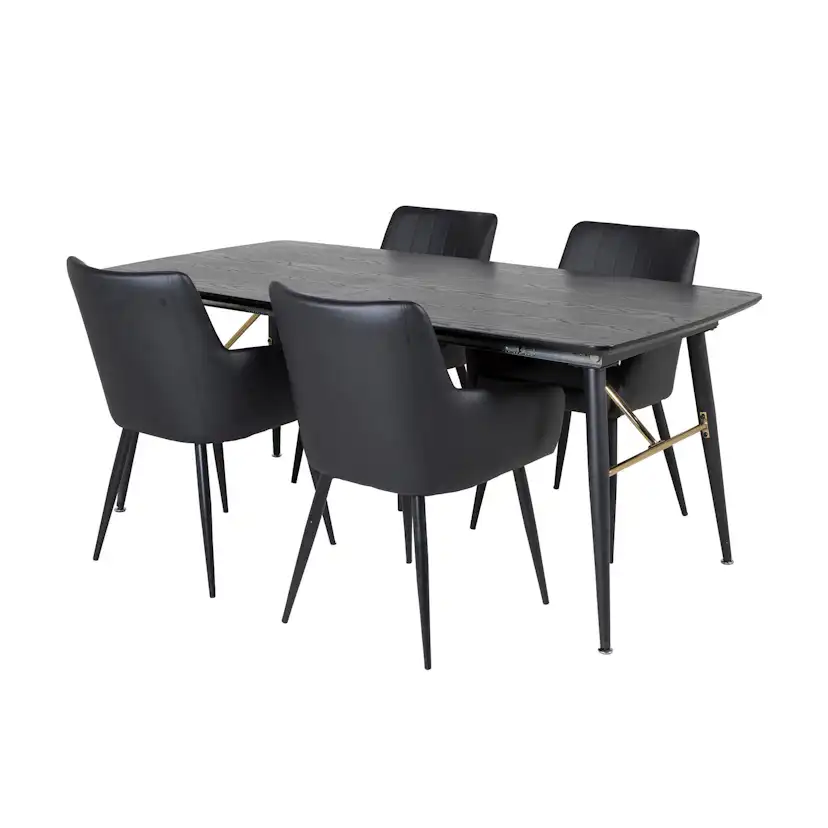 Matgrupp Venture Home Gold med 4st Comfort Stolar