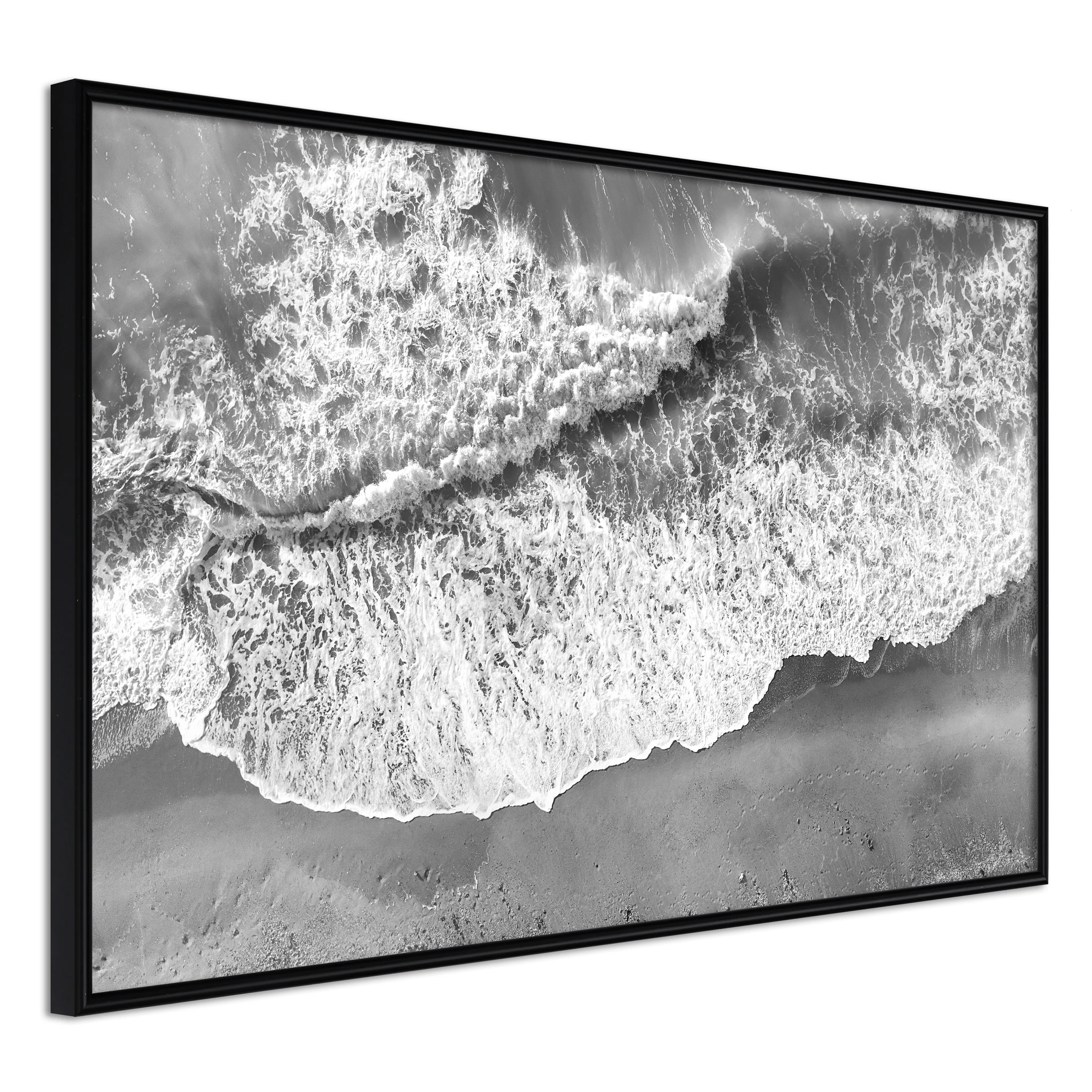 Affisch - Sea Flow [Poster] 60x40 Svart ram, 60x40 cm