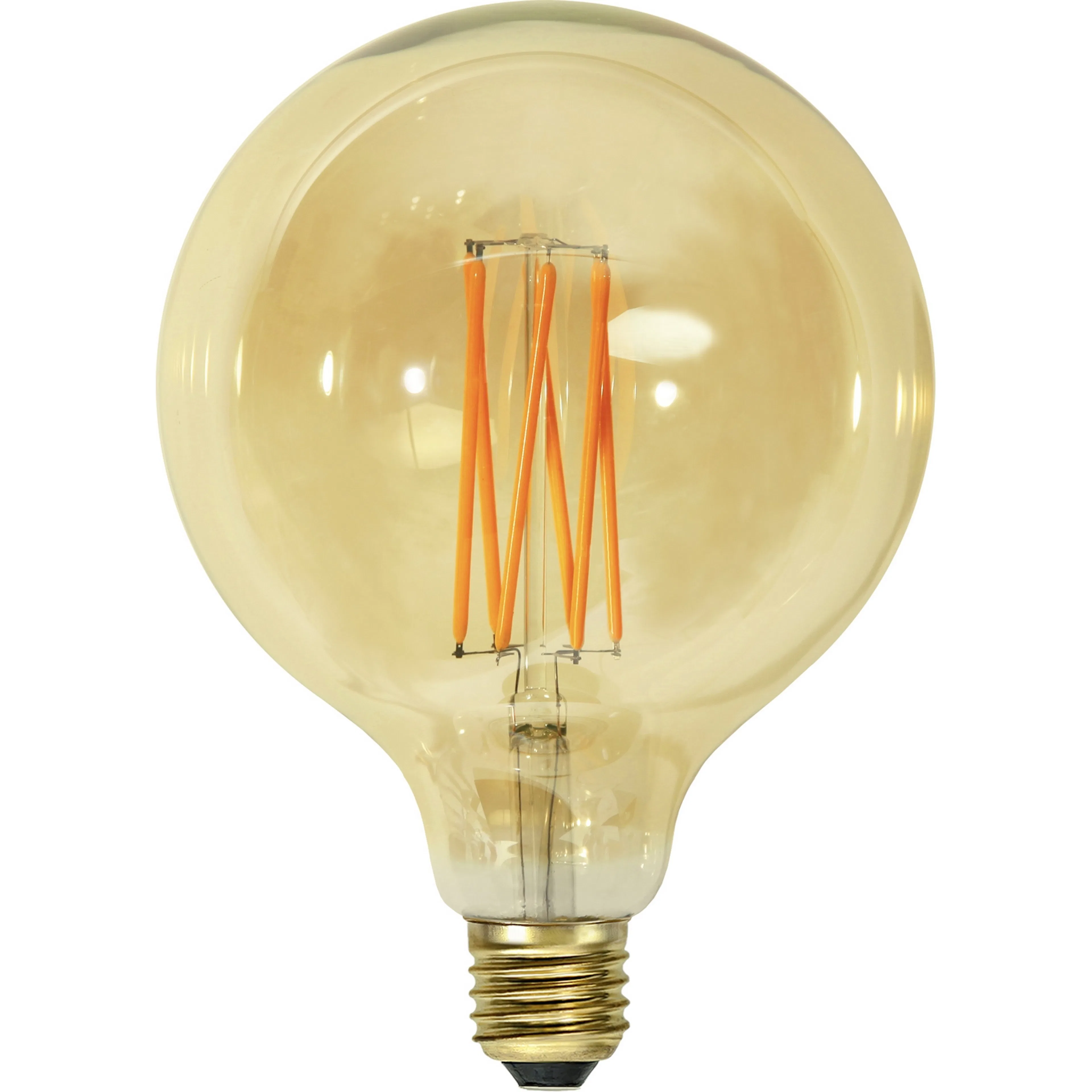 LED-lampa Star Trading E27 G125 Vintage Gold Dimbar