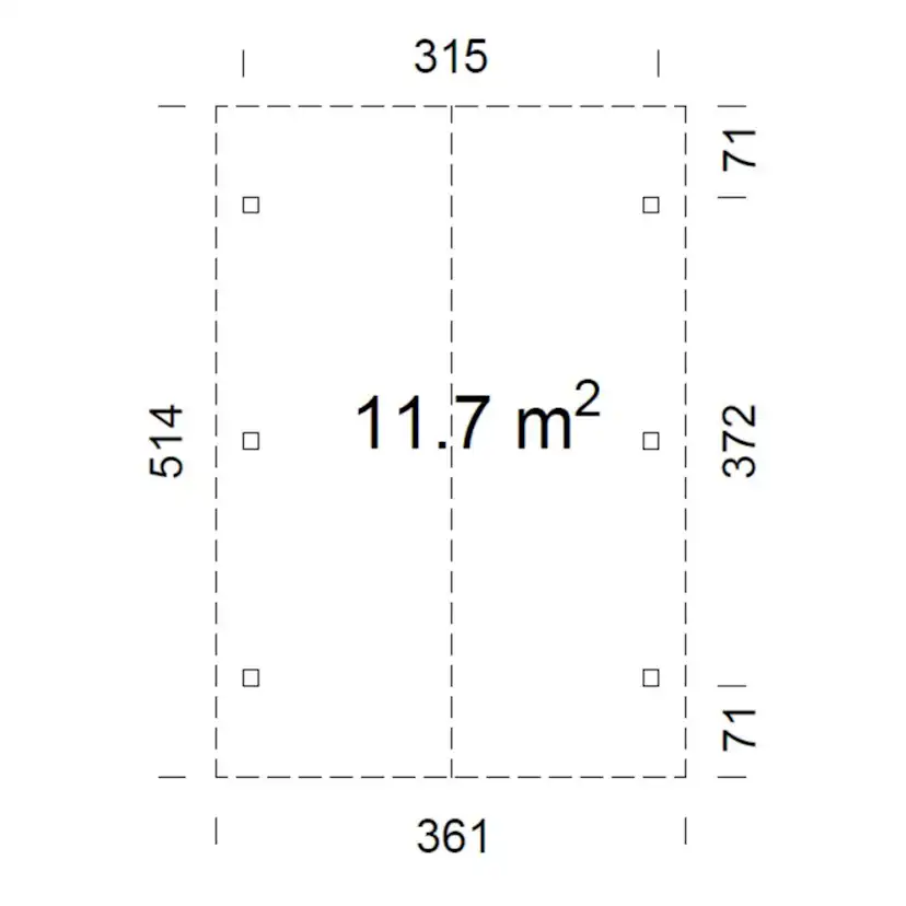 Robert 11,7 m2 PNT9016W5 Vit