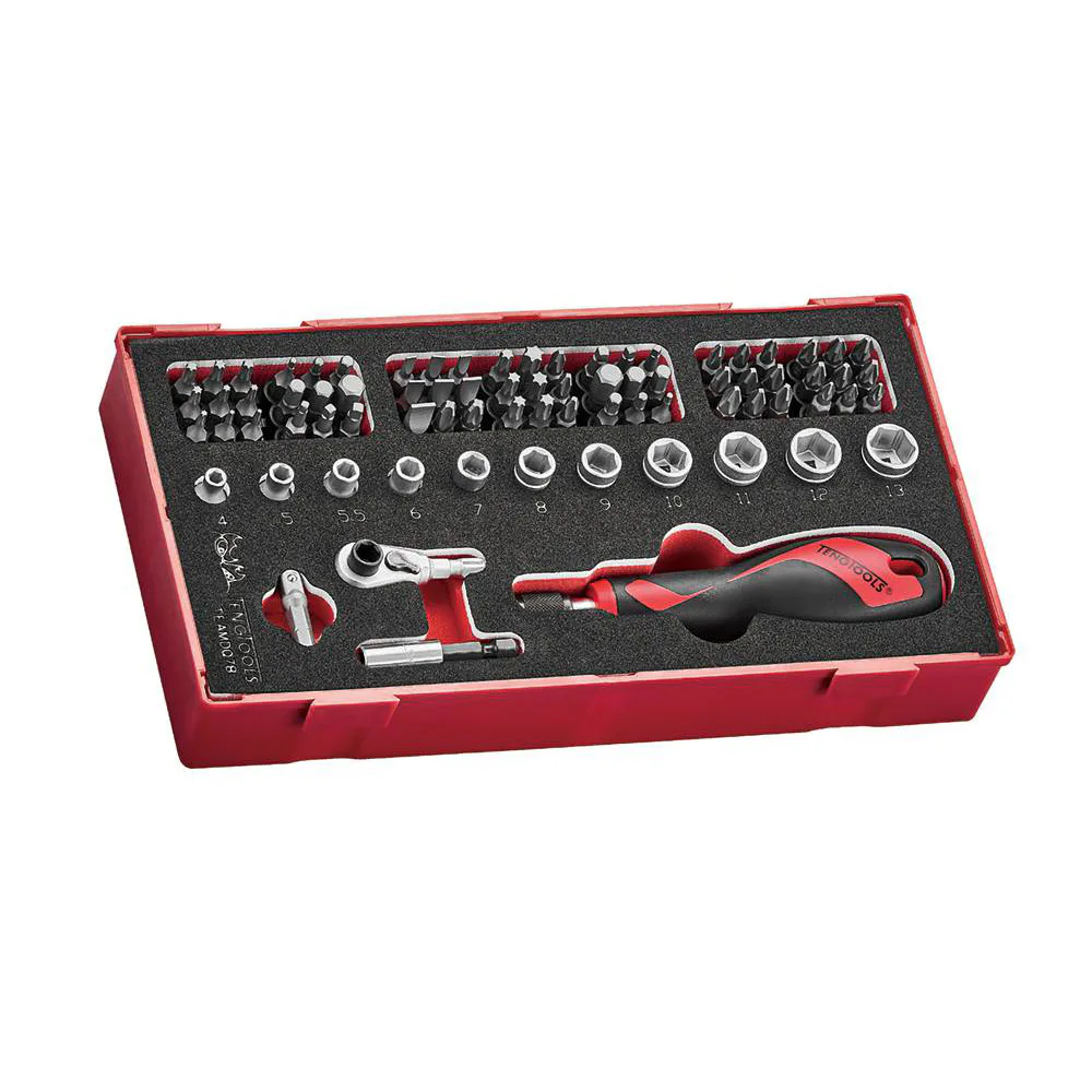 Bitsset Teng Tools 78 delar TEAMDQ78