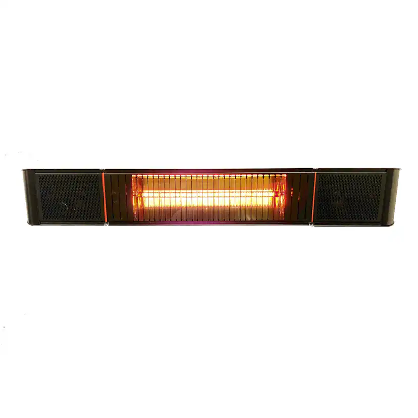 Terrassvärmare Heat1 Eco Pro-line 2000W Med Högtalare