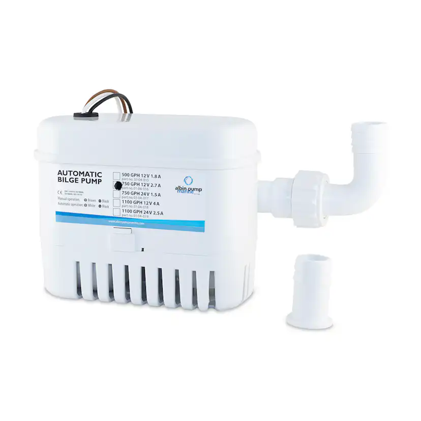 Länspump Albin Group Marine Automatisk 750 GPH 24V