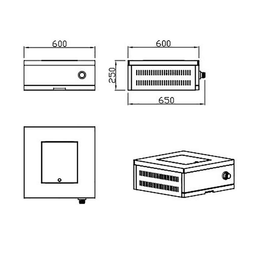 Gasolgrill Myoutdoorkitchen 5 brännare och Sidobrännare