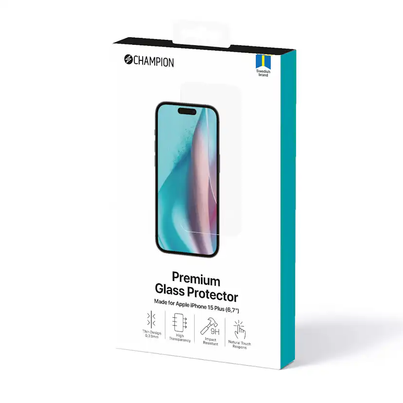 Skärmskydd Champion iPhone 15 Plus