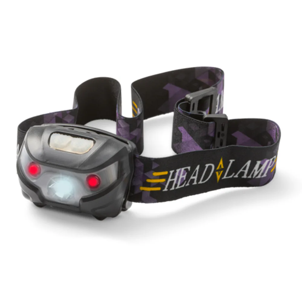 Pannlampa Briv HL3N 3W Svart