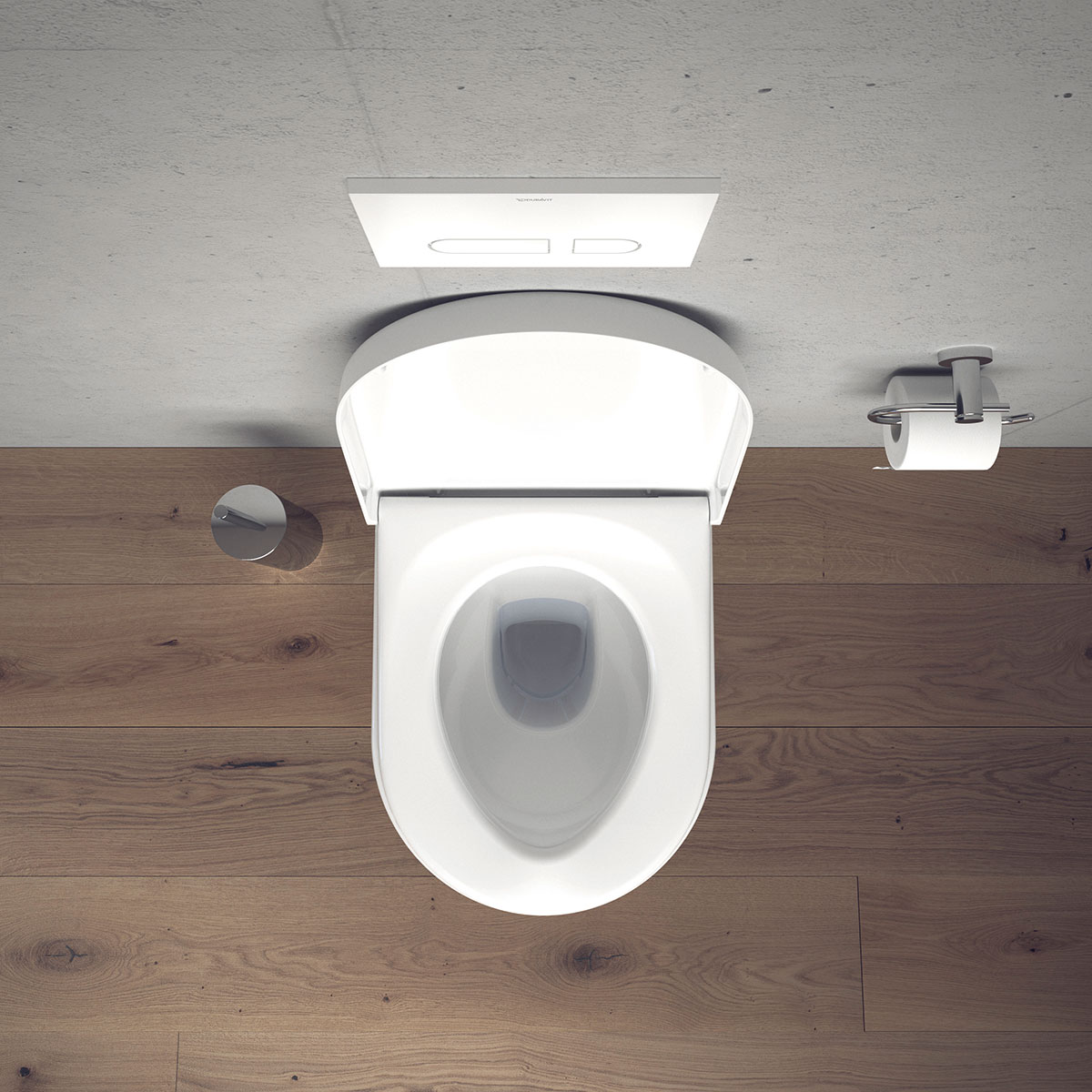 Vägghängd Toalettstol Duravit Starck 3 222509 utan Toalettsits