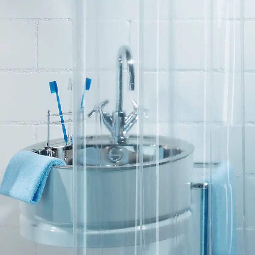 Duschdraperi Spirella Transparent clear 180x200