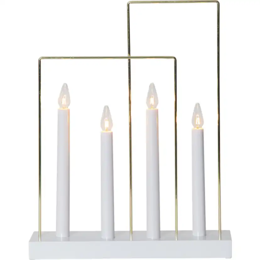 Adventsljusstake Star Trading Glossy Frame