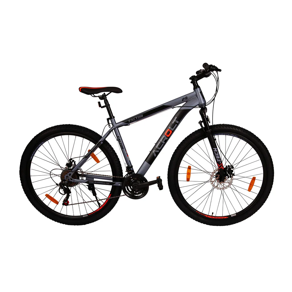 Mountainbike Acrolt Factor 27,5" Grå/Orange