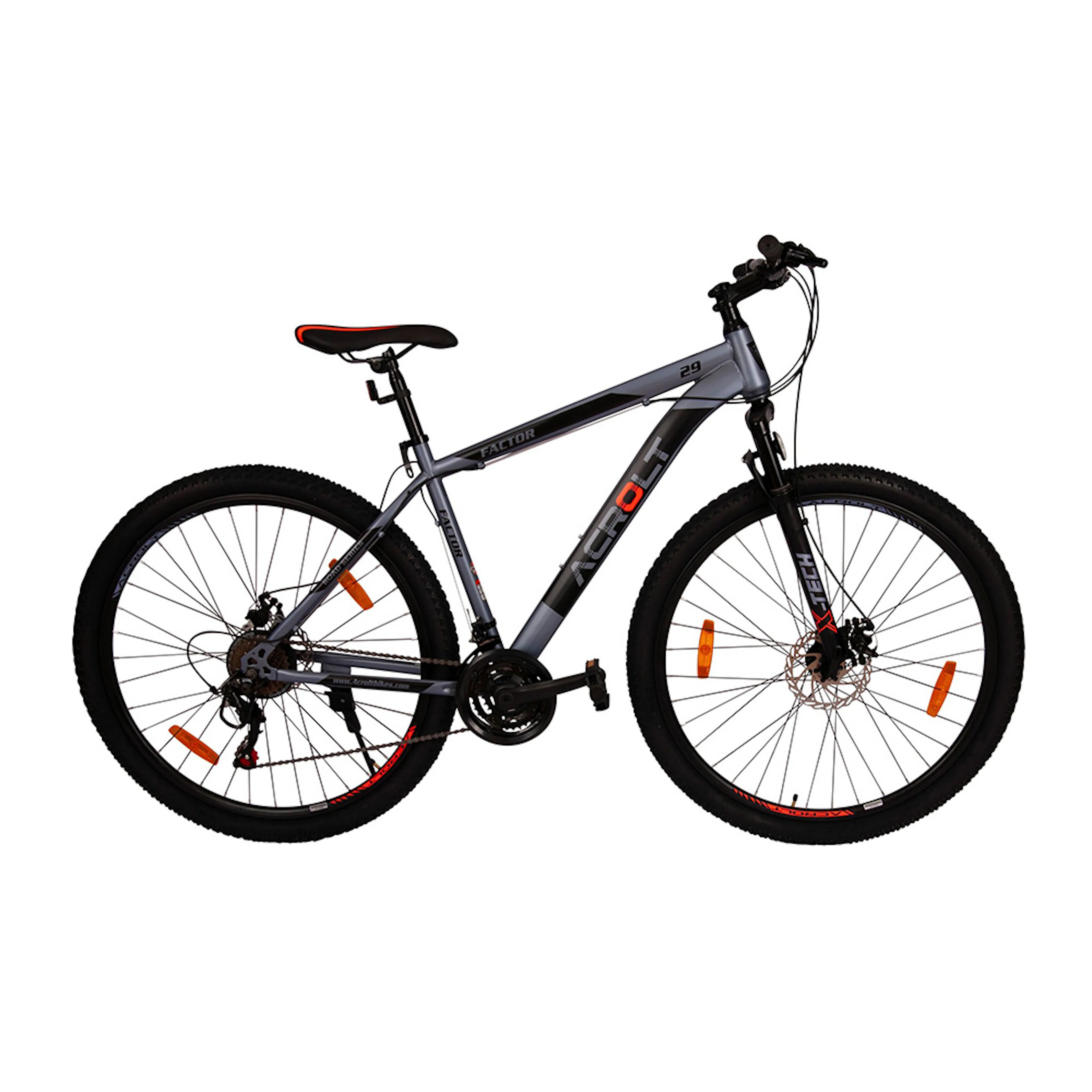 Mountainbike Acrolt Factor 27,5" Grå/Orange
