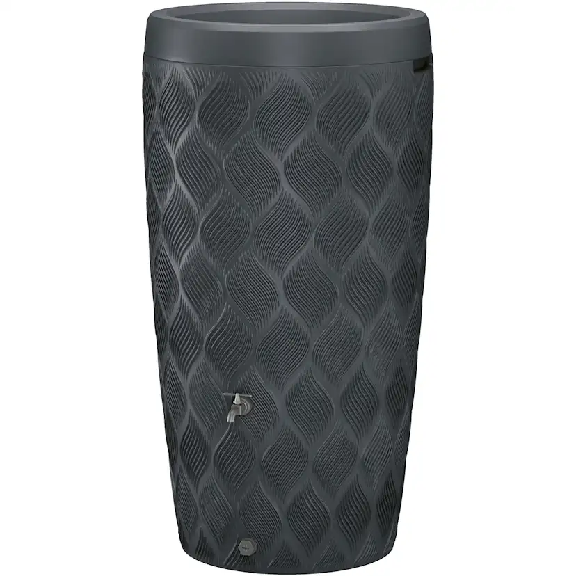 Regnvattentunna Hyma Garden Flow 240 L Antracit Med Lock