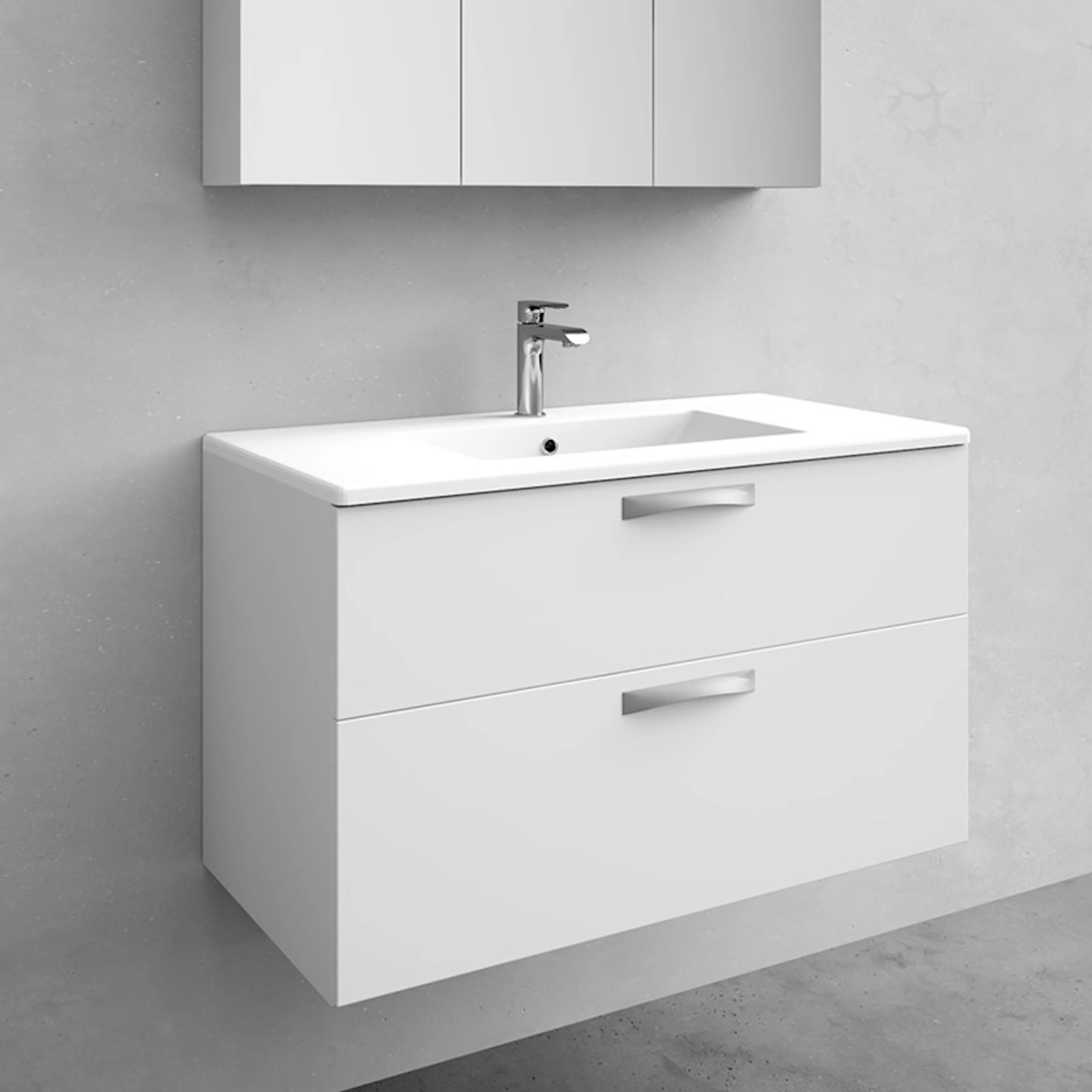 KOMMOD CITY VIT MATT 900 Matt Vit, Bredd: 900 mm