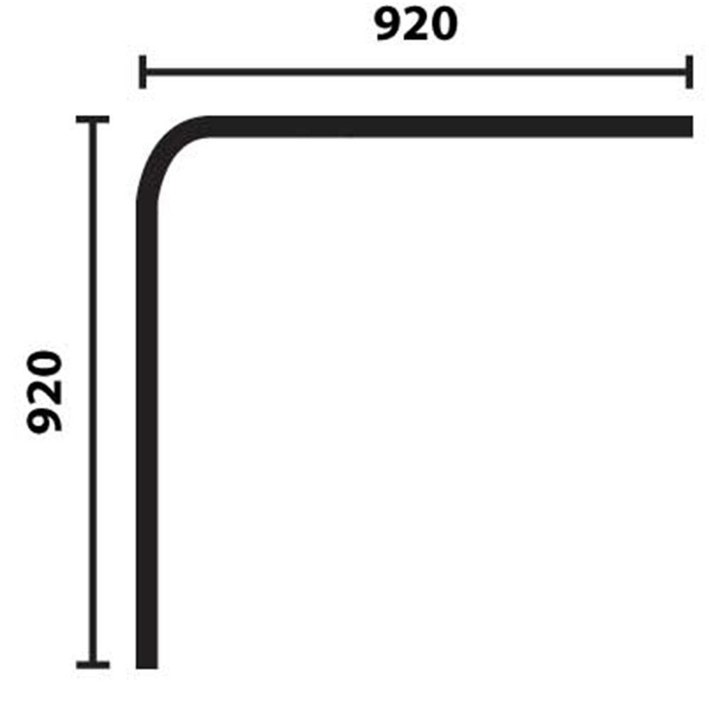 Duschsarg Leif Arvidsson 90x90 cm