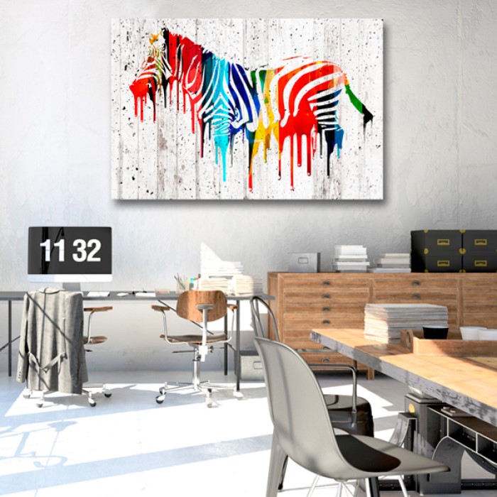 Tavla Arkiio Colourful Zebra