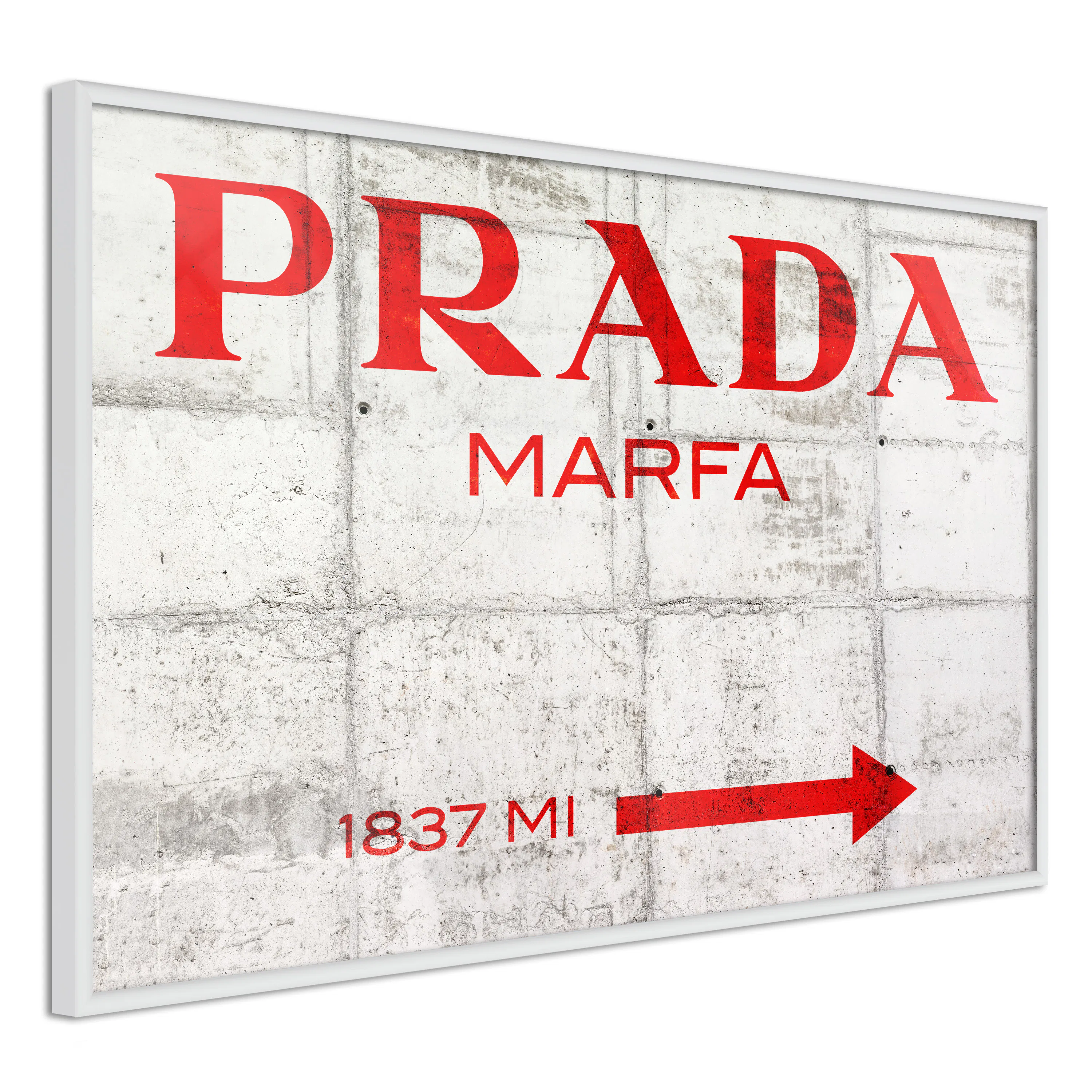 Poster Artgeist Affisch Prada Concrete