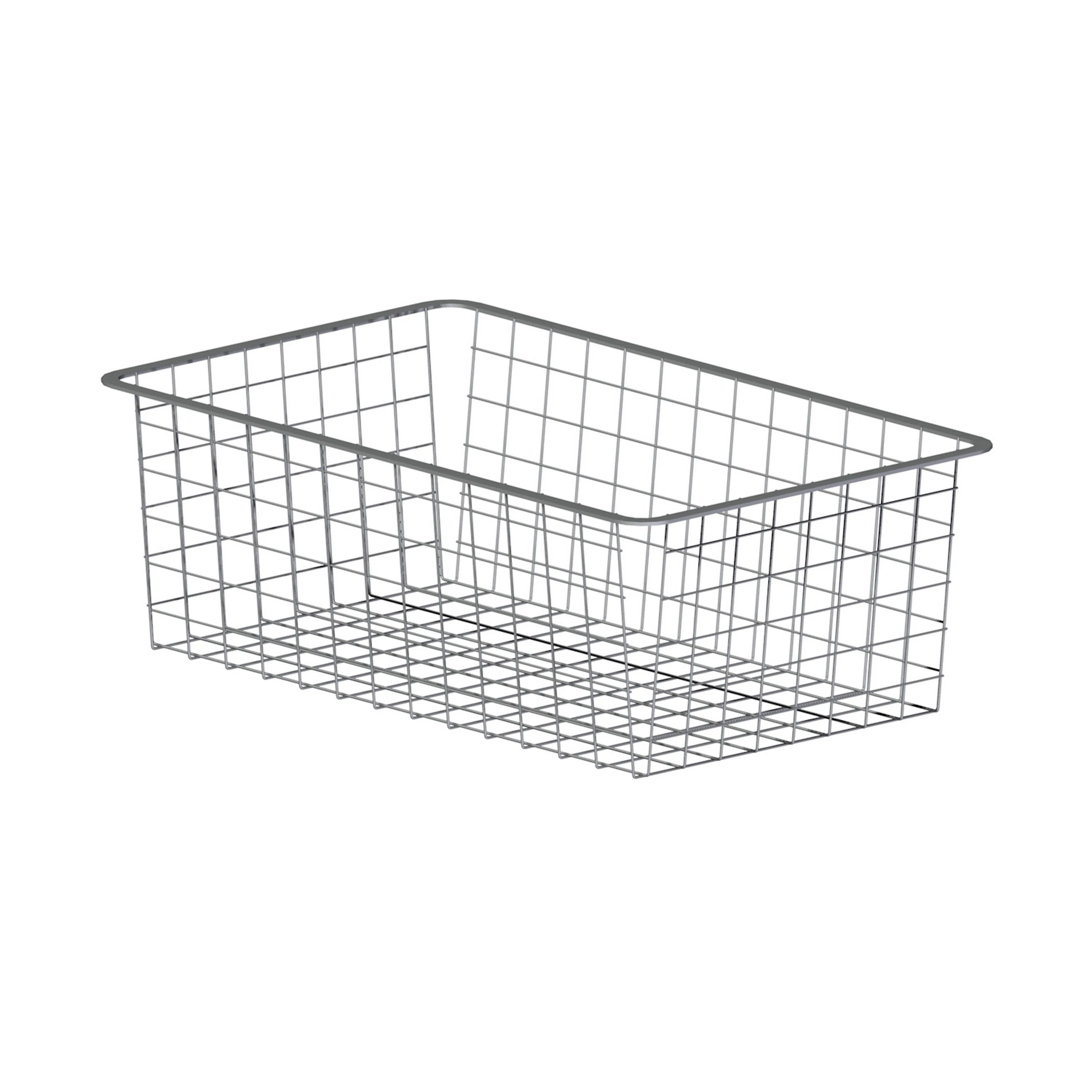 Trådback silver 527x527x185 Silver, 185 mm