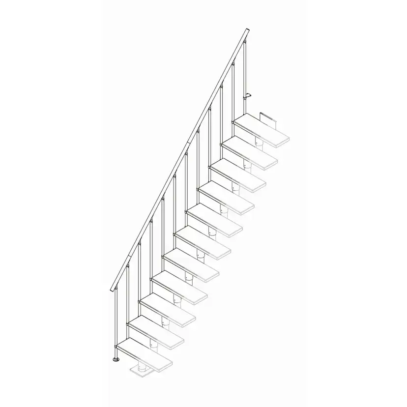 Extra Räcke Dolle Classic II Komplett Ek Lack