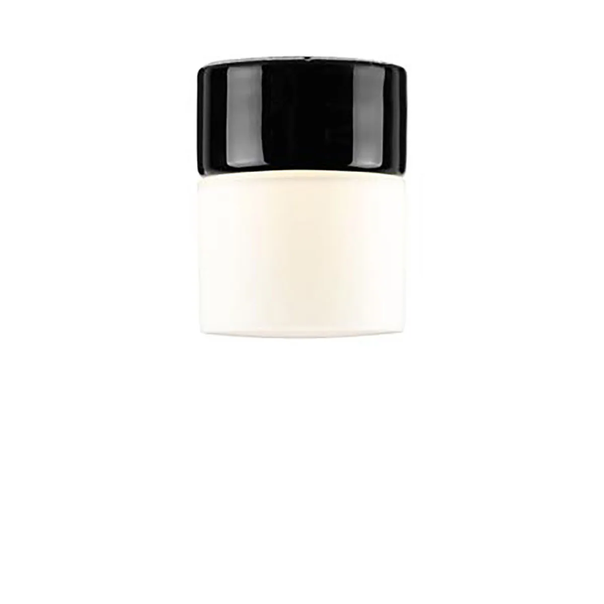 ARM OPUS100/125 SVART IP44 LED Svart/Matt Opalglas