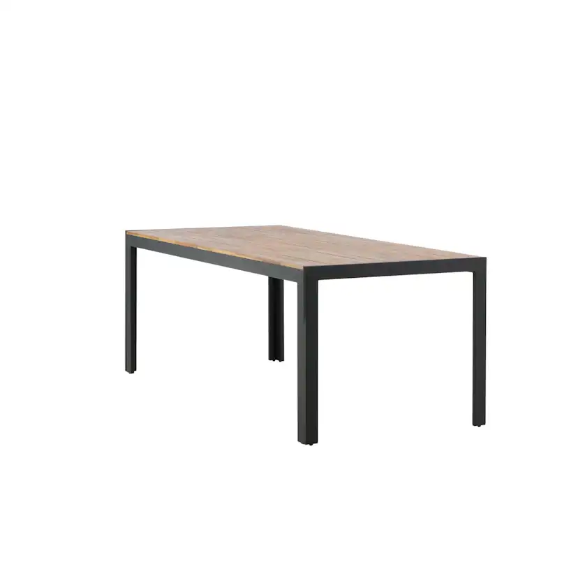 Bois Dining table 200*100cm - Black Legs / Acacia Akacia/Svart