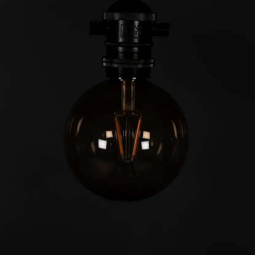 Ljusslinga Gnosjö Konstsmide Partyslinga Startset E27 10st LED-lampor Amber Rökfärgade