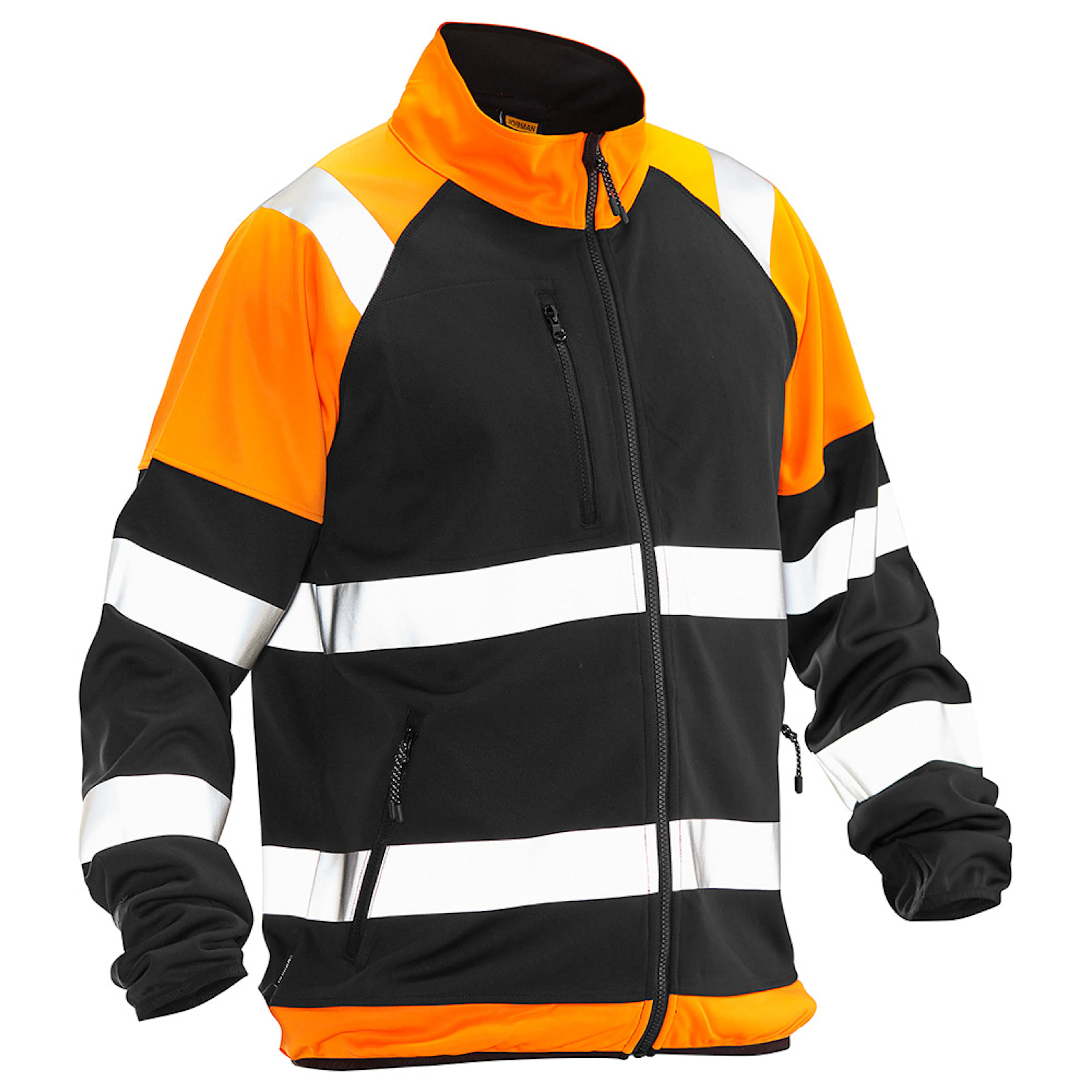 Softshelljacka Light Varsel Svart/Orange XXL Storlek: XXL, Färg: Svart/Orange