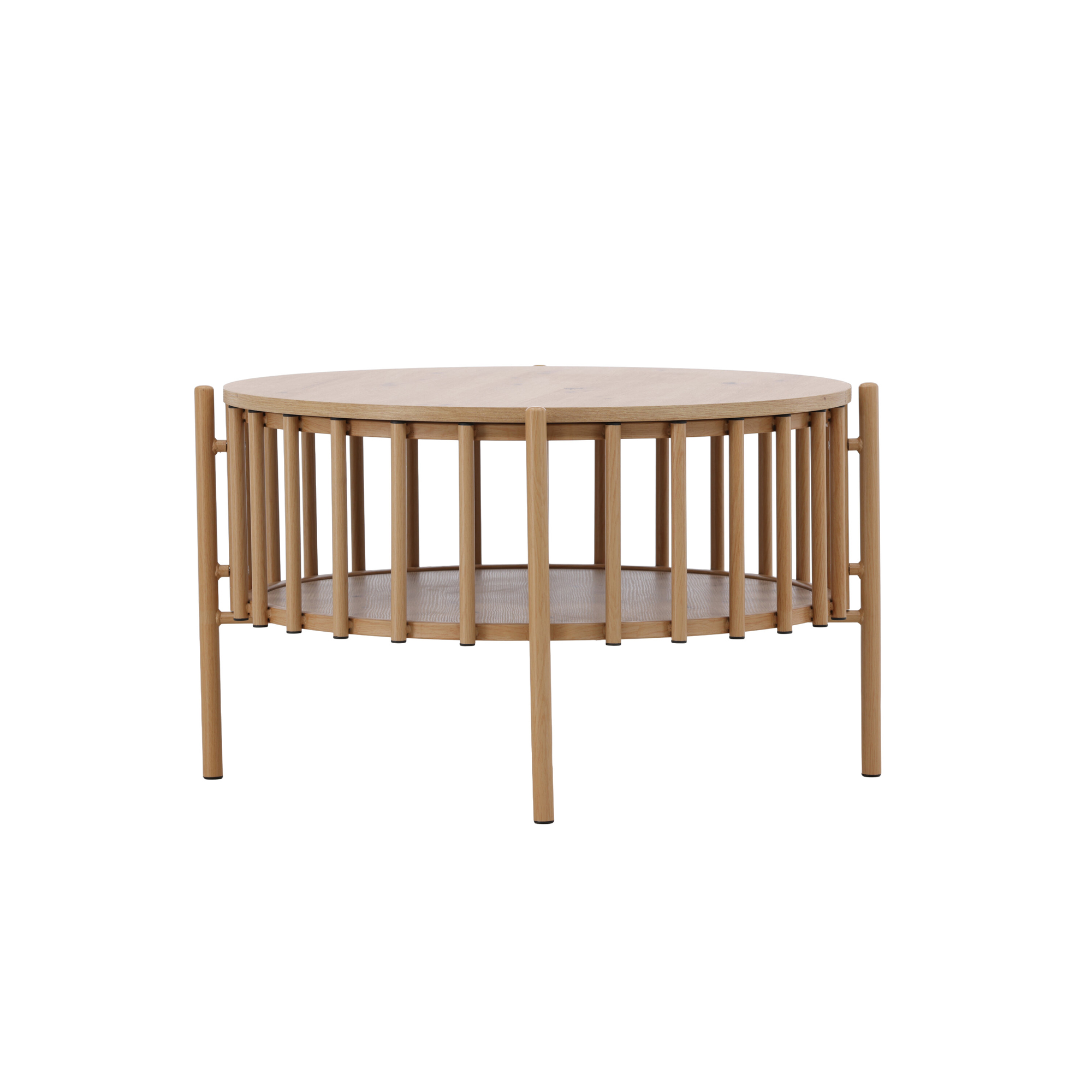 Soffbord Venture Home Rubbo Ø80x50 cm med Förvaring