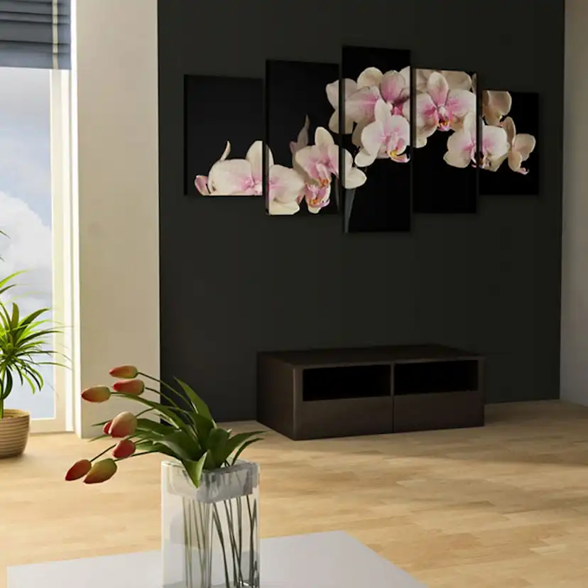 Tavla Arkiio An Orchid On A Contrasting Background