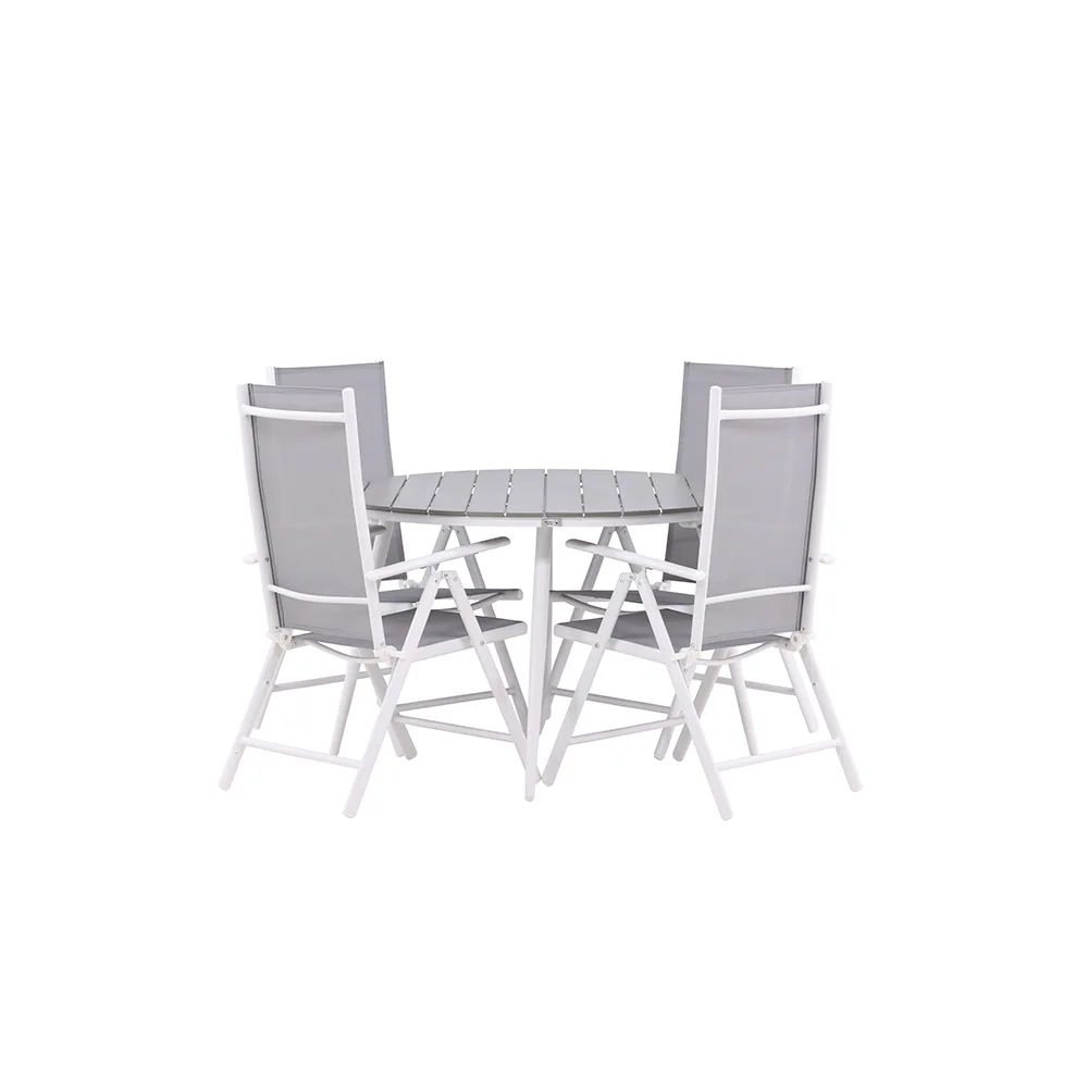 Matgrupp Venture Home Break Ø120 cm med 4 Break Stolar