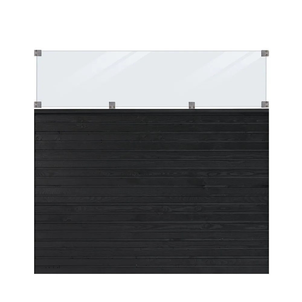 Skärm PLUS Plank med Glas 174x163
