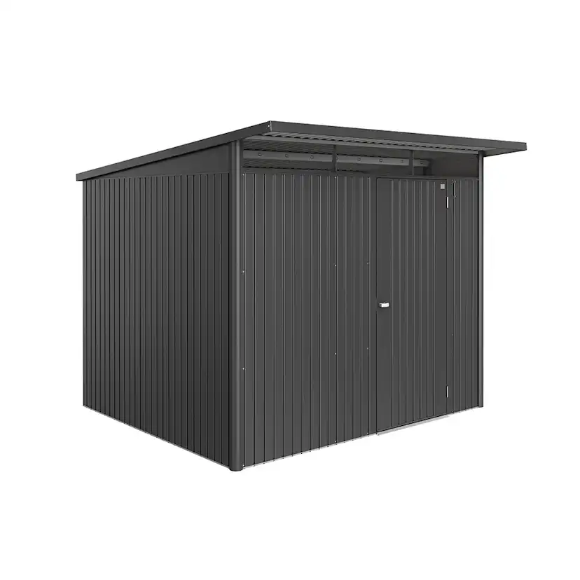 Redskapsbod Biohort Avantgarde Eco A6 Metallic Mörkgrå Standarddörr