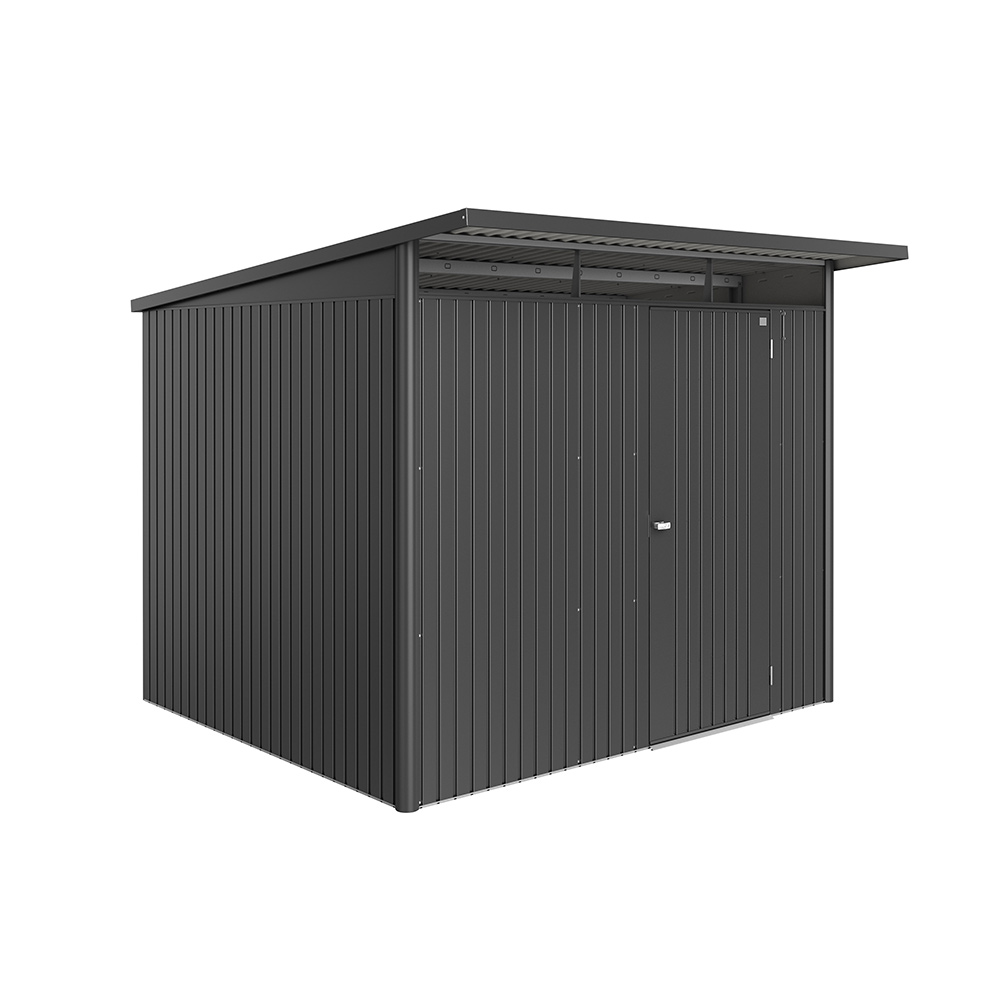 Redskapsbod Biohort Avantgarde Eco A6 Metallic Mörkgrå Standarddörr