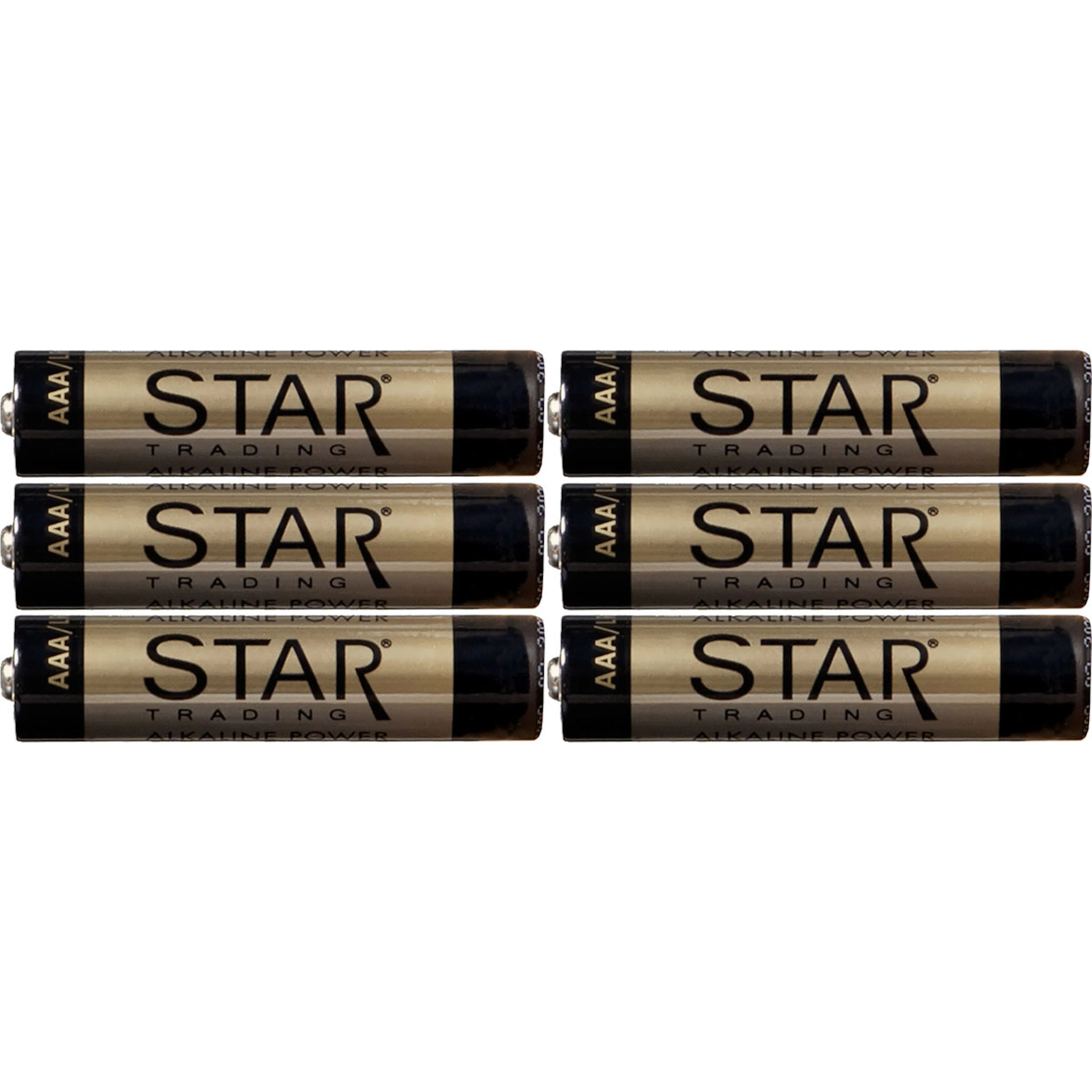 Batteri Star Trading AAA Power Alkaline 6-pack