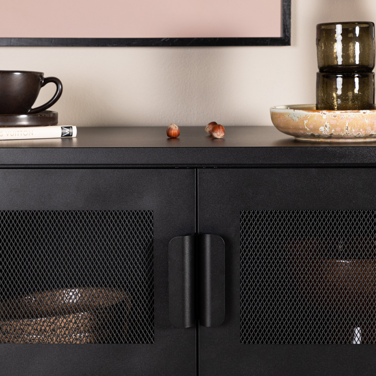 Nett Cabinet - Black Svart