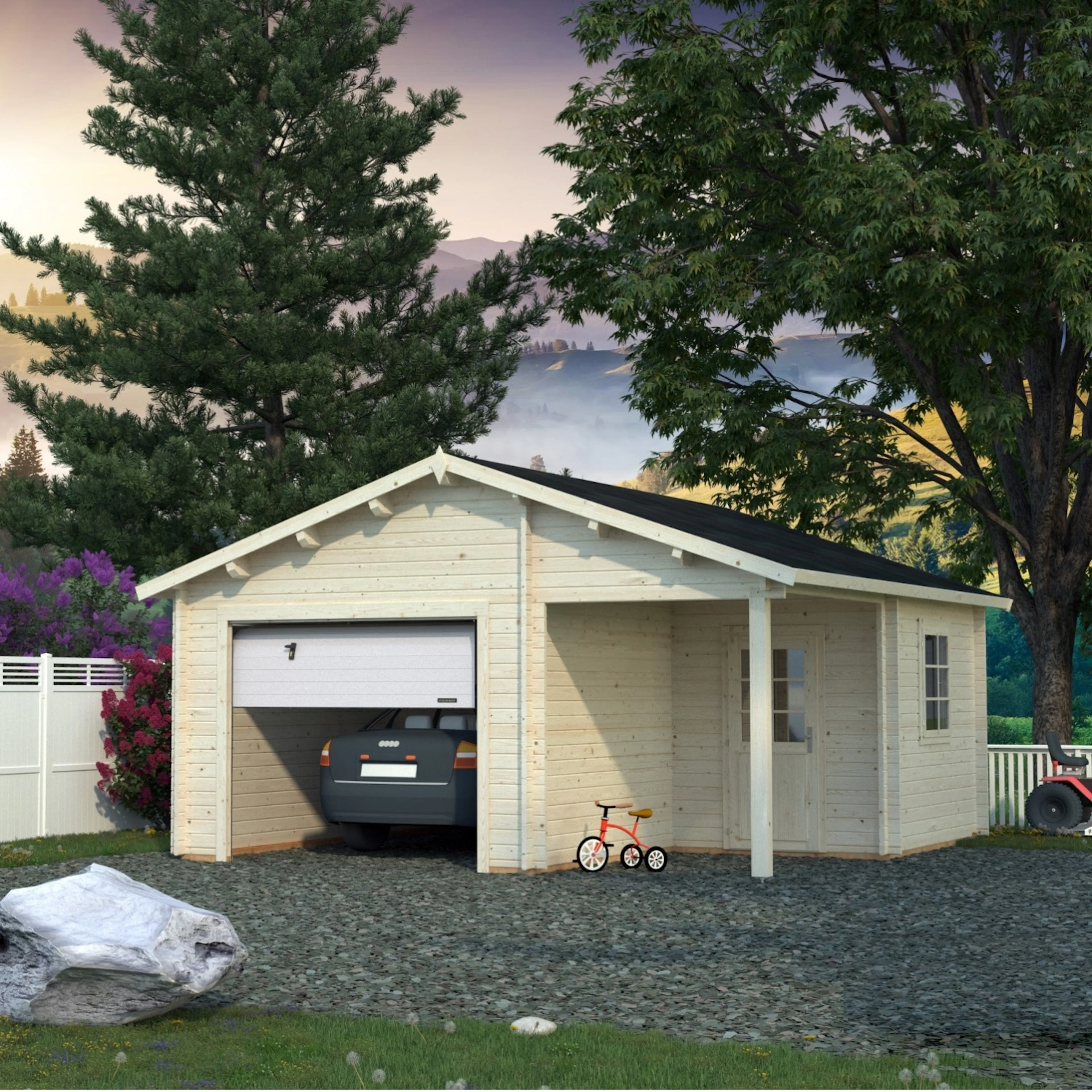 Obehandlat trä