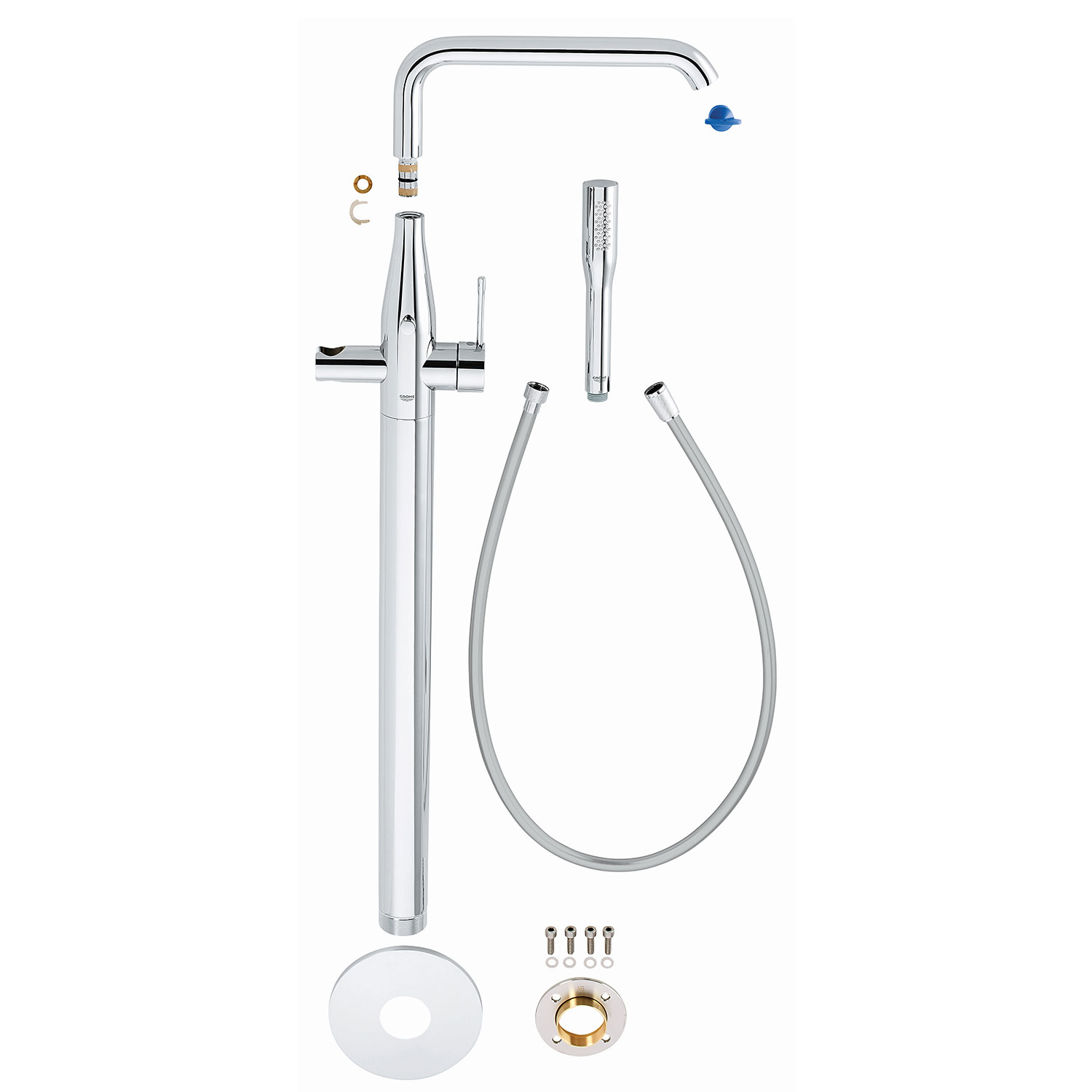 Golvblandare Grohe Essence 23491 Krom Krom