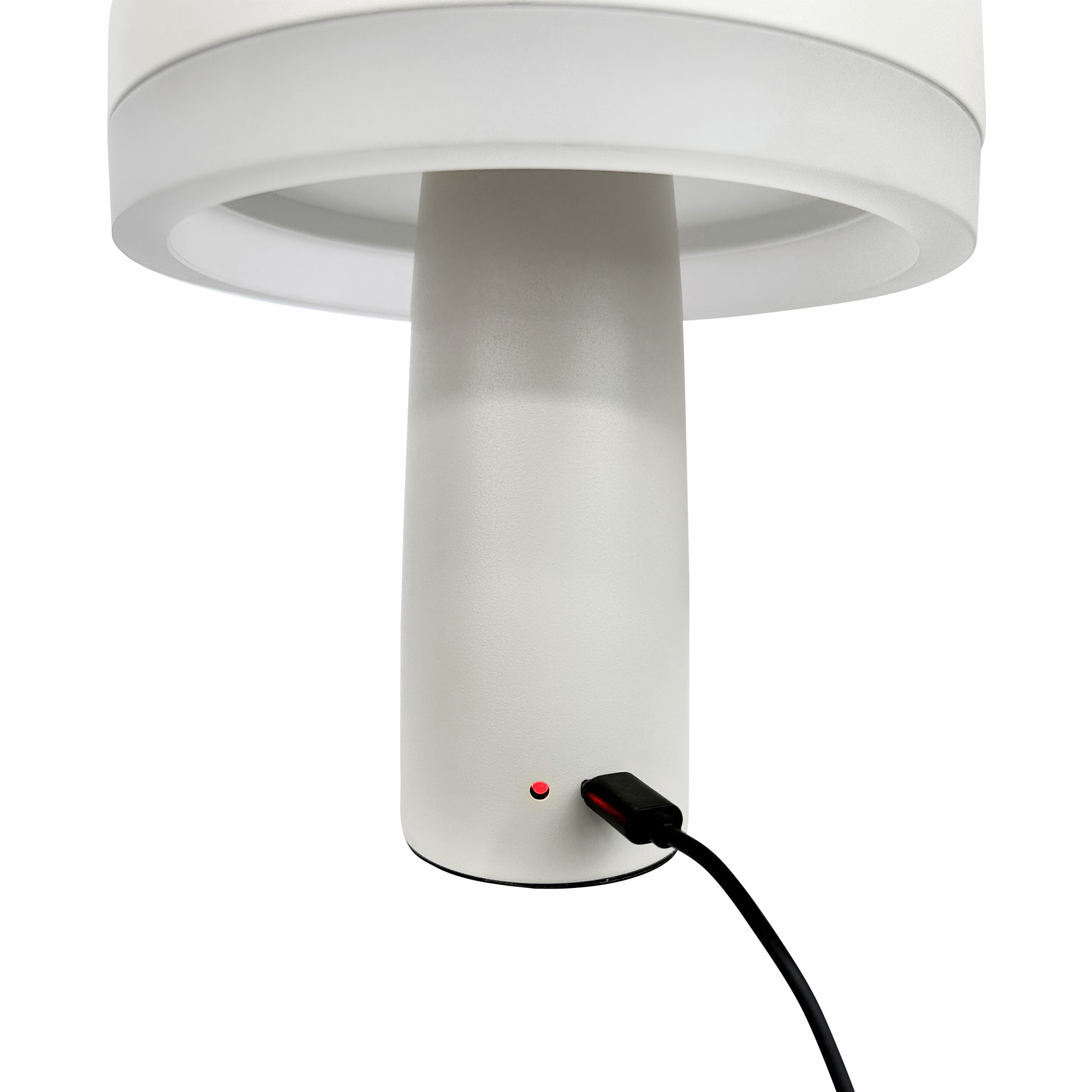 Portabel Bordslampa Dyberg Larsen Porter LED Uppladdningsbar Vit