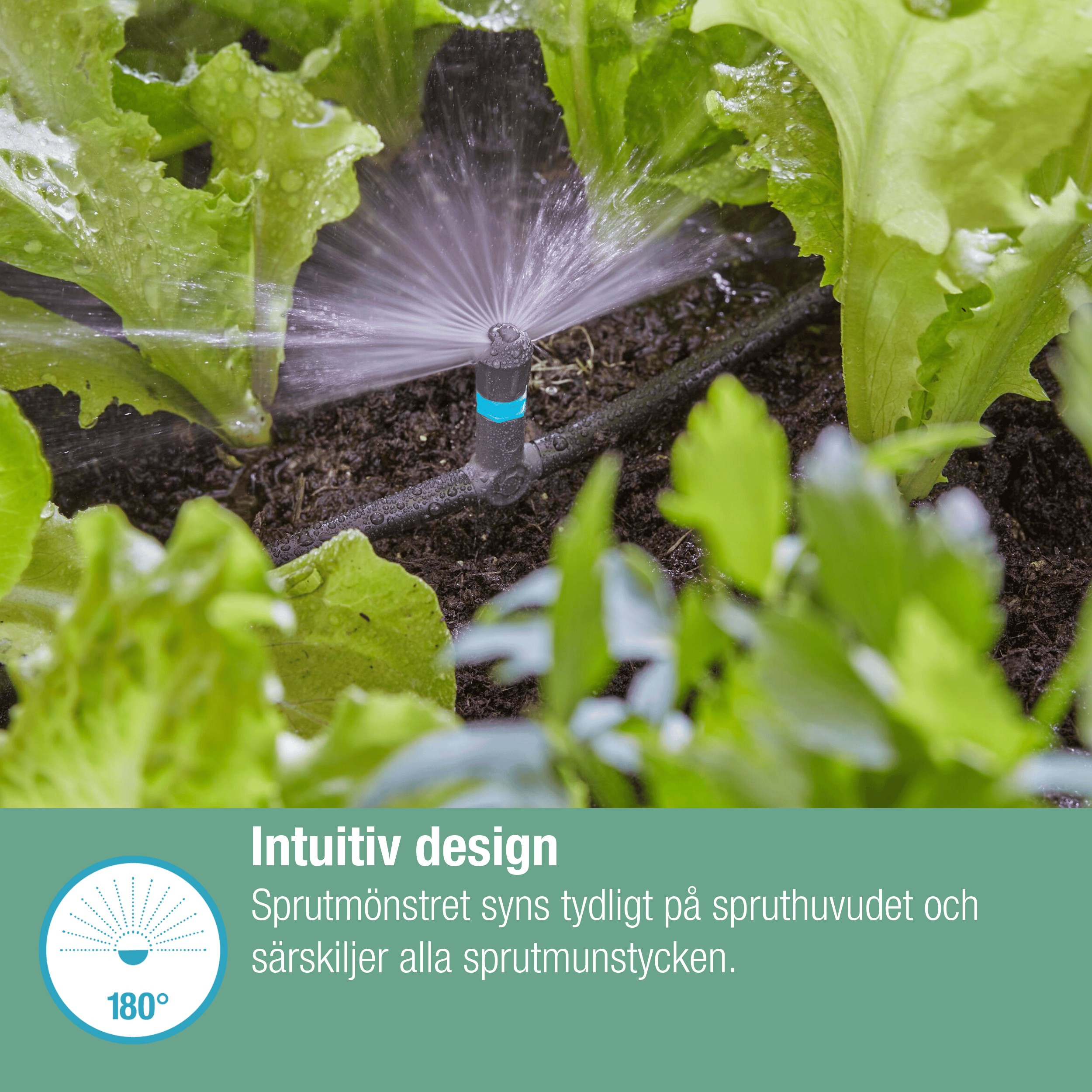Sprinkler Gardena Micro 180°