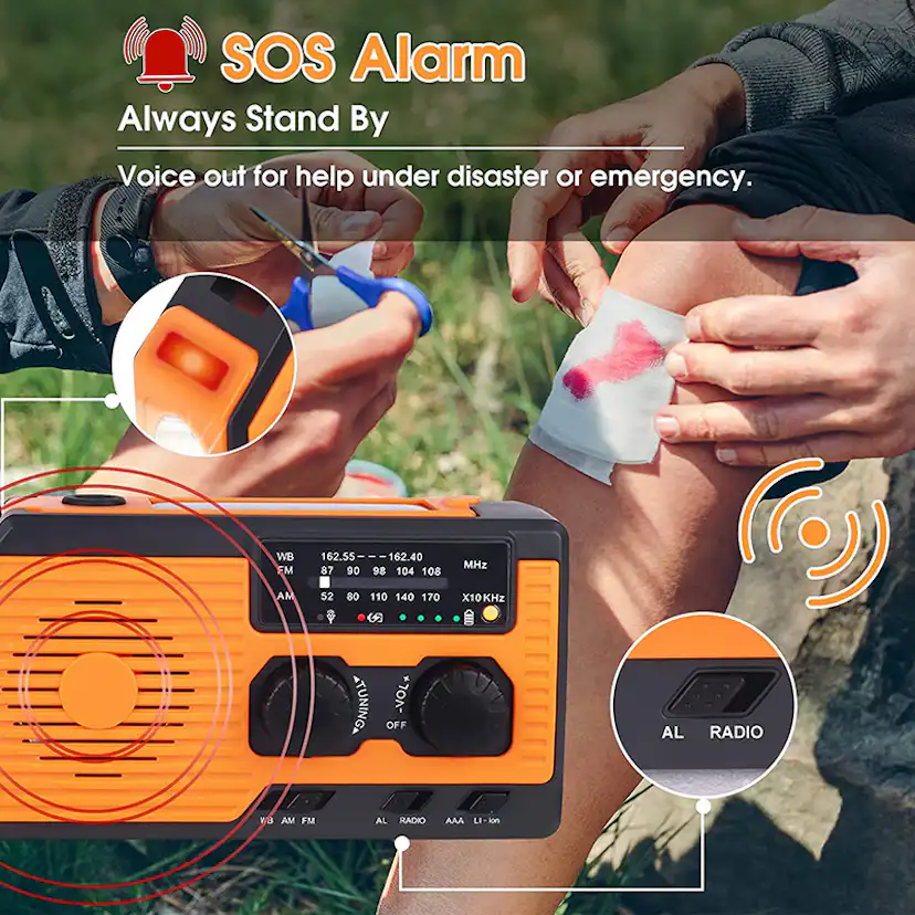 Vevradio Briv FM/AM Med Powerbank