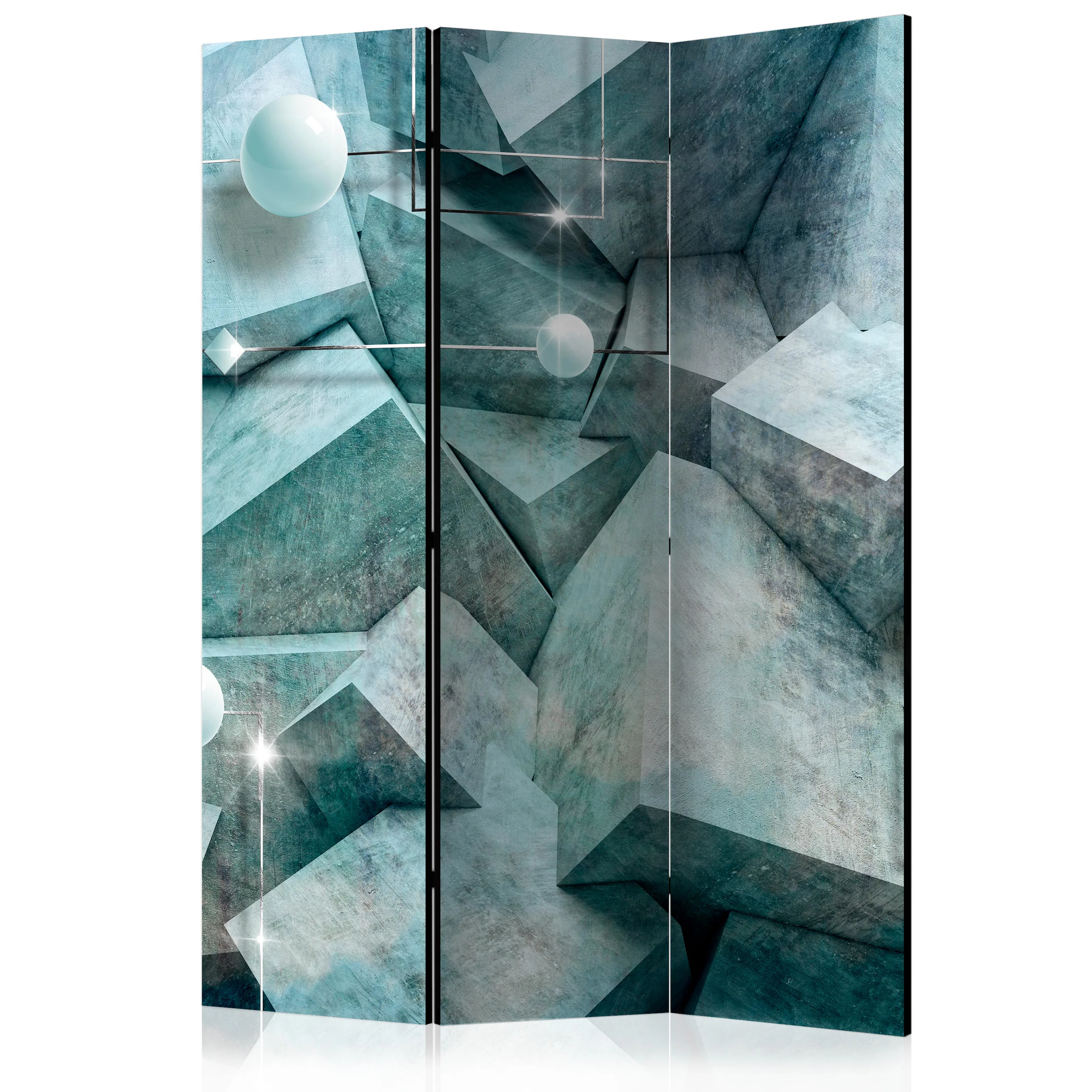 Rumsavdelare Arkiio Concrete Cubes Green 135x172 cm