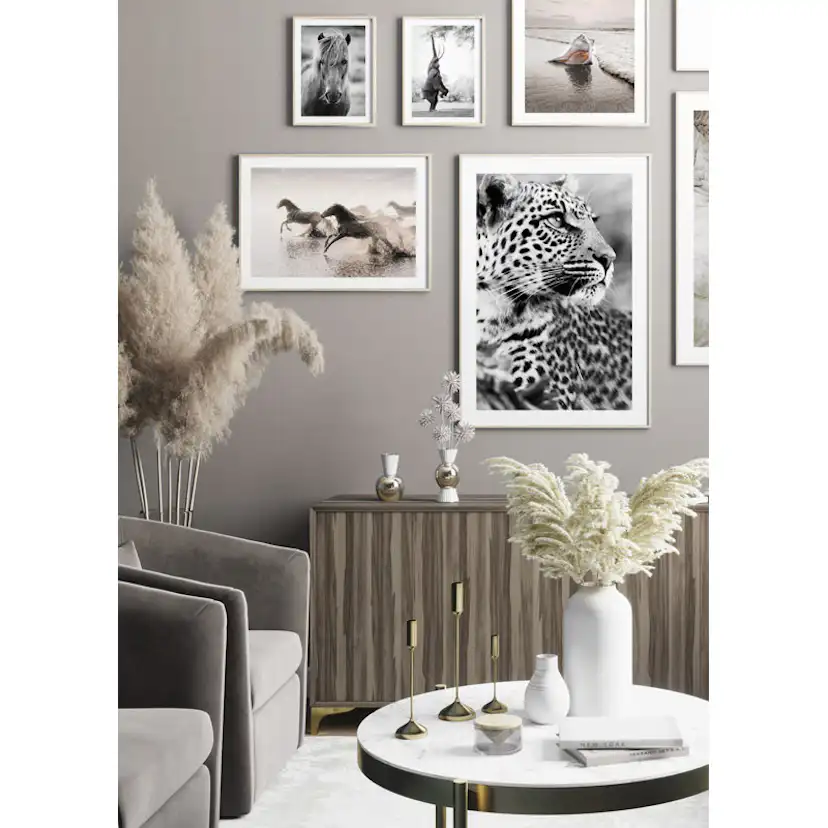 Poster Gallerix Wild Horses Running