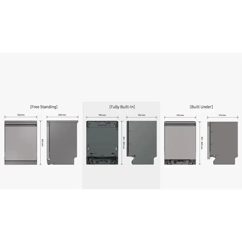 Diskmaskin Samsung DW60BB890UAPET Bespoke Clean Black