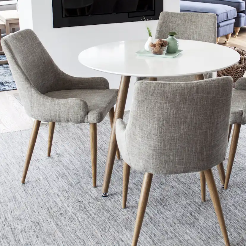 Matgrupp Venture Home Polar med 4st Plaza Stolar